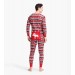 Size MEDIUM Fair Isle Moose Adult Union Suit