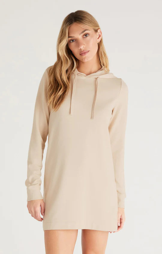 Hoodie top dress white